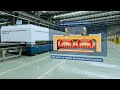 Jinglass is the pioneer of the mid infrared forced Jet convection tempering furnace