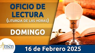 Oficio de Lectura de hoy Domingo 16 febrero 2025 l Padre Carlos Yepes l Católica l Dios