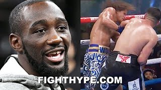 TERENCE CRAWFORD REACTS TO BLAIR COBBS DROPPED & KNOCKED OUT BY ALEXIS ROCHA: "JUST LOOKED STUPID"