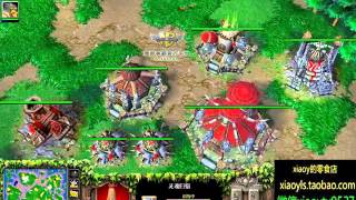 【赏心悦目】魔兽争霸xiaoy解说moon vs lyn TR