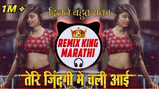 Teri jindgi me chali aai chali aai dj song | dilne bahut roka | Remix king  marathi