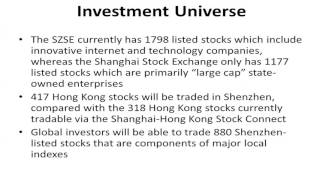 The introduction and analysis on Shenzhen – Hong Kong Stock Connect (Part 2)