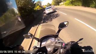 Lacock to Biddestone on a SYM GTS EVO 125i