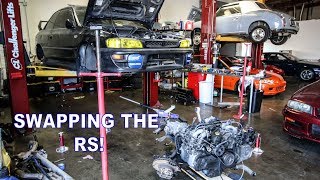 RSTI Build: Finally Swapping In The STI Drivetrain ! (EJ207, 6 Speed Trans \u0026 R180 Rear Diff)