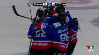 Samenvatting ijshockey Unis Flyers Heerenveen vs Snackpoint Eaters Geleen