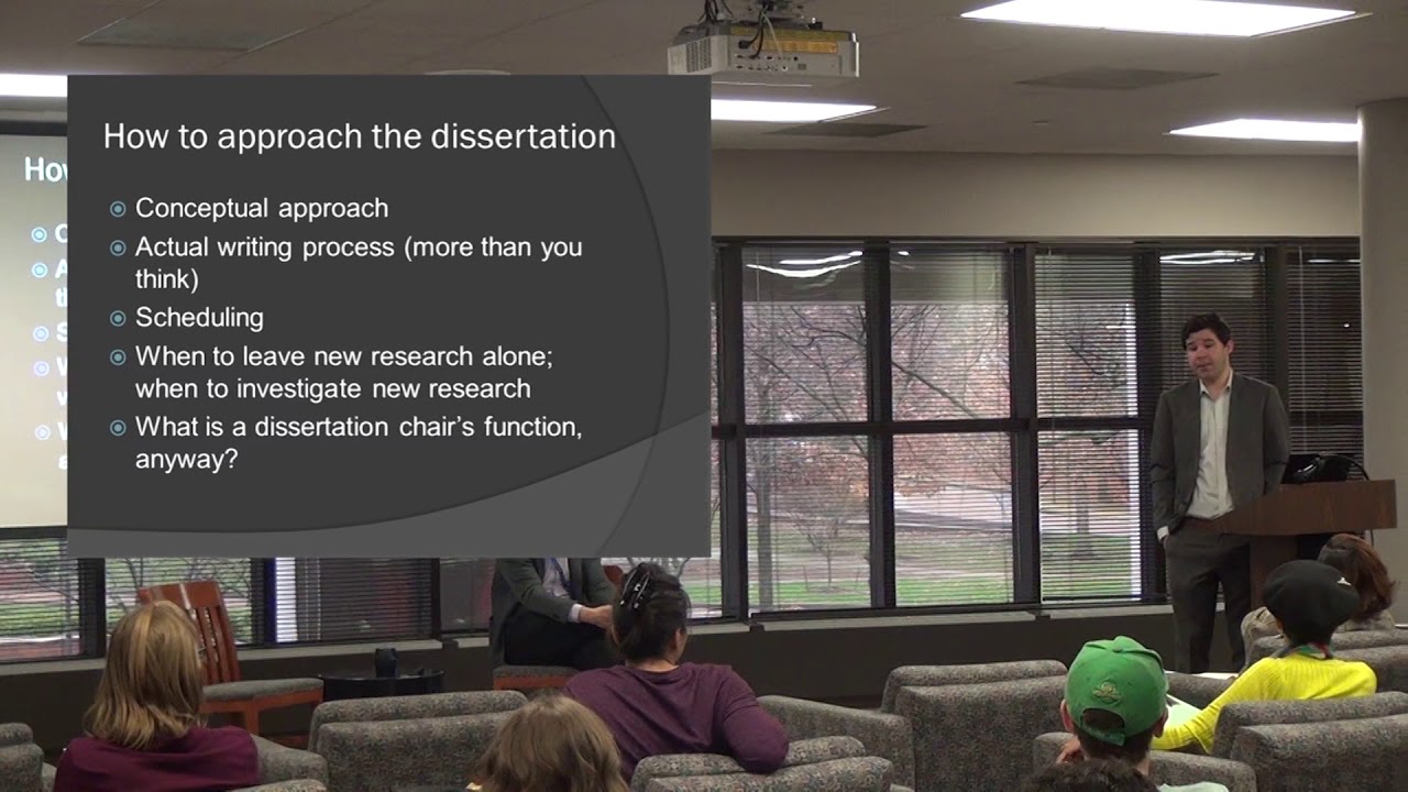 Dissertation Workshop Session1 Youtube