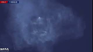 Jellyfish-Effect of a SpaceX Falcon 9 RTLS Rocket Launch