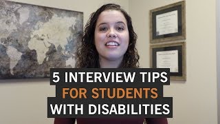 5 Interview Tips for Students With Disabilities