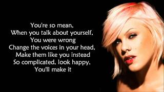 P!nk - F**kin Perfect (Explicit) Lyrics Video