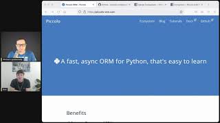 Piccolo: A fast, async ORM for Python - Talk Python to Me Ep.328