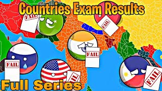 Countries Exam Life 🤣🎒 [Funny And Exam]👩‍🏫🏫[Full Series] #countryballs #worldprovinces