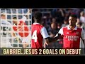 Gabriel Jesus debut (Arsenal vs Nurnberg) | Two Stunning Goals, Plus Reactions