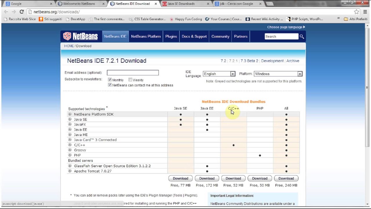 Java Jdk Netbeans Frosdinto