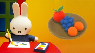 Miffy Paints Colors | Miffy and Friends | Classic Animated Show