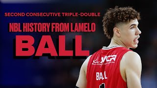 LaMelo Makes NBL History With Second Consecutive Triple-Double, First In League In 14 Years