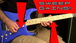 Speed up your Sweep Picking - How to Play Guitar Faster episode 13