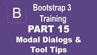 Bootstrap Tutorial For Beginners - [Part 15] - Plug-ins: Modal Dialog and Tool Tips