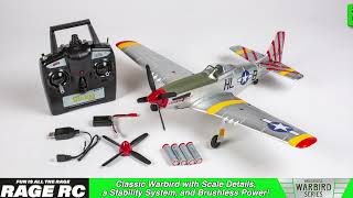 Rage R/C P-51D 500mm RTF Brushless Warbird