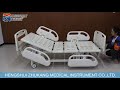 three crank manual hospital bed medical bed