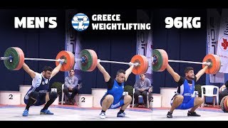 Men's 96kg Highlights  - 2018 Greek Weightlifting Championship