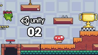 making 2d platformer in unity part 2 idle and move animations and blend tree