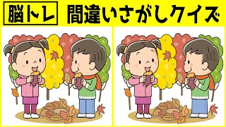 【間違い探し 難しい】90秒でできる脳トレ間違い探し！４つの間違いを見つけよう＃131