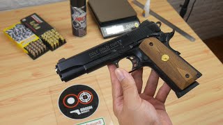 แบลงค์กัน KUZEY M1911 5 นิ้ว COLT GOLD CUP สีดำ blank gun ด้ามไม้