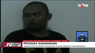 Petugas Tangkap Polisi Militer Gadungan