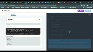 57 Relay Race | Python Developer | Sololearn