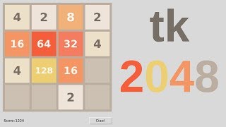 tk2048, 2048 in Python 3 Tkinter