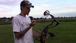 How to sight in a bow. Trophy Ridge 5 Pin Fix Sight