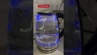 How to use Electric kettle#shorts  borosil glass kettle new one in my kitchen