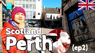 นอนในรถ เมียฝรั่งพาเที่ยว Scotland (ep3) Perth กินมื้อเช้า เดินเที่ยวในเมือง | SCOTLAND