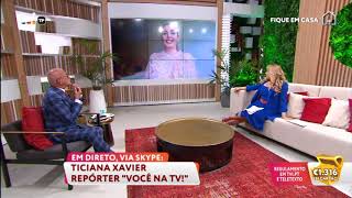 Goucha elogia Ticiana Xavier: «Hoje parece uma dama antiga» | Você na TV!