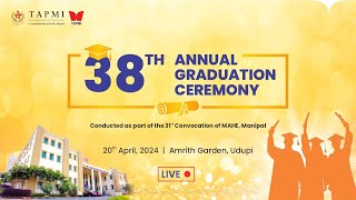 TAPMI 38th Annual Graduation Ceremony - Batch of 2024