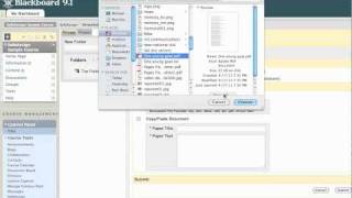 Blackboard 9: SafeAssign Direct Submit