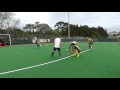 Kookaburras short corner practice. mens field hockey