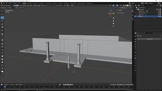 Proses membuat model 3d sebuah bangunan dengan Blender - Bagian 1