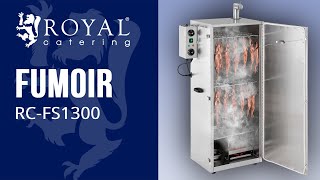 Fumoir professionnel RC-FS1300  | Royal Catering | Présentation de produit