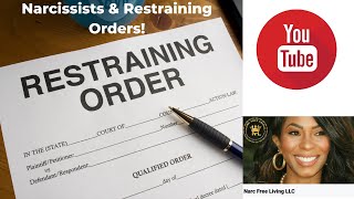 Narcissists & Restraining Order Snippet #narcissists #narcissistabuse #narcfree #nocontact