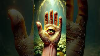 Eye of the Hamsa: A Golden Vision