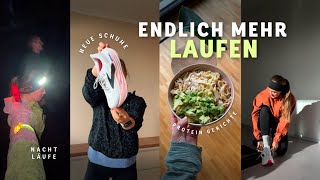 ENDLICH MEHR LAUFEN | Krafttraining, Nachtläufe + Regen, Neue Rezepte \u0026 Neue Laufschuhe