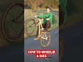 HOW TO WHEELIE A MOUNTAIN BIKE - Shorts tips