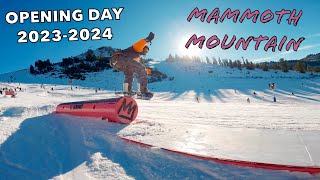 Opening Day at Mammoth Mountain 2023-2024 Season!!