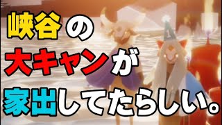 【Sky星を紡ぐ子どもたち】峡谷の大キャンが家出してたらしい。