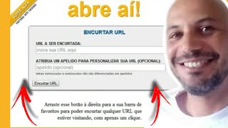 ABRE AI SITE PARA ENCURTAR E PERSONALIZAR LINKS