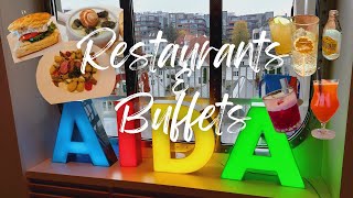 Genuss pur! Restaurants, Buffets und Cocktails auf der AIDA Nova