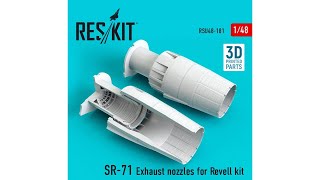 Unboxing  RESKIT RSU48-0181 - 1/48 SR-71 \