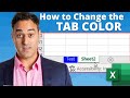 How to Change the Tab Color in Microsoft Excel