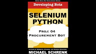 Project 04, Developing Bots with Selenium Python: Procurement